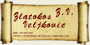 Zlatokos Veljković vizit kartica